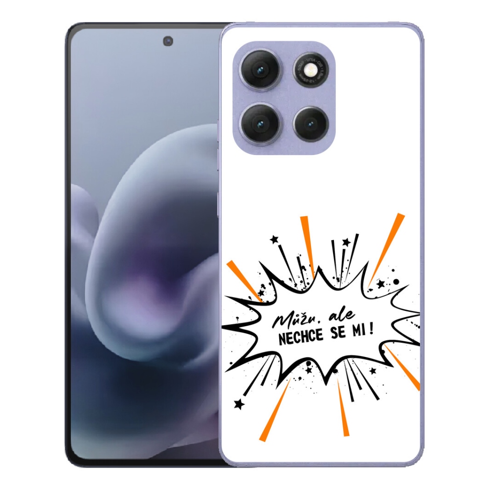 mmCase géltok a Motorola Moto G86 Power 5G-hez – vicces felirat, 11, fehér háttér