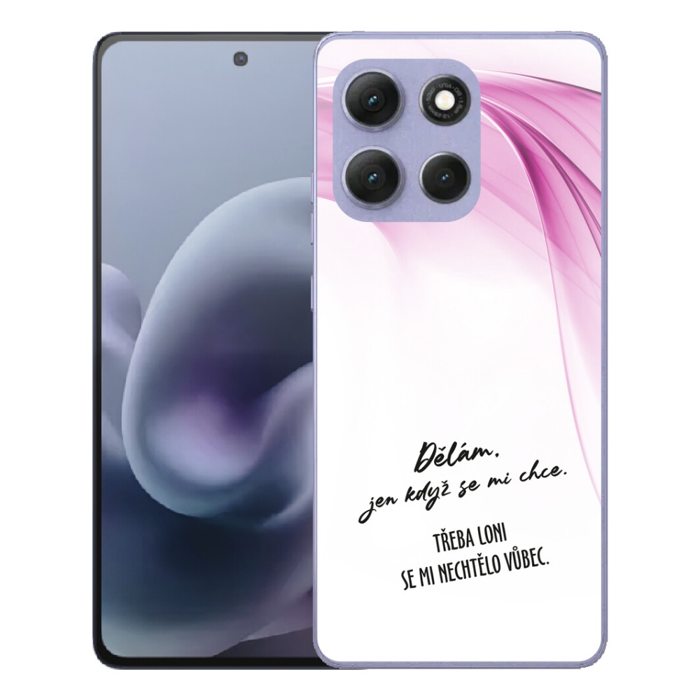 mmCase gél tok a Motorola Moto G86 Power 5G-hez – vicces felirat, 12 fehér háttérrel