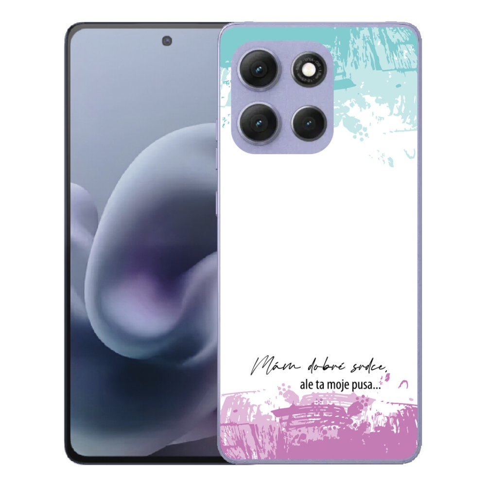 mmCase gél tok a Motorola Moto G86 Power 5G-hez – vicces felirat, 3 fehér háttér