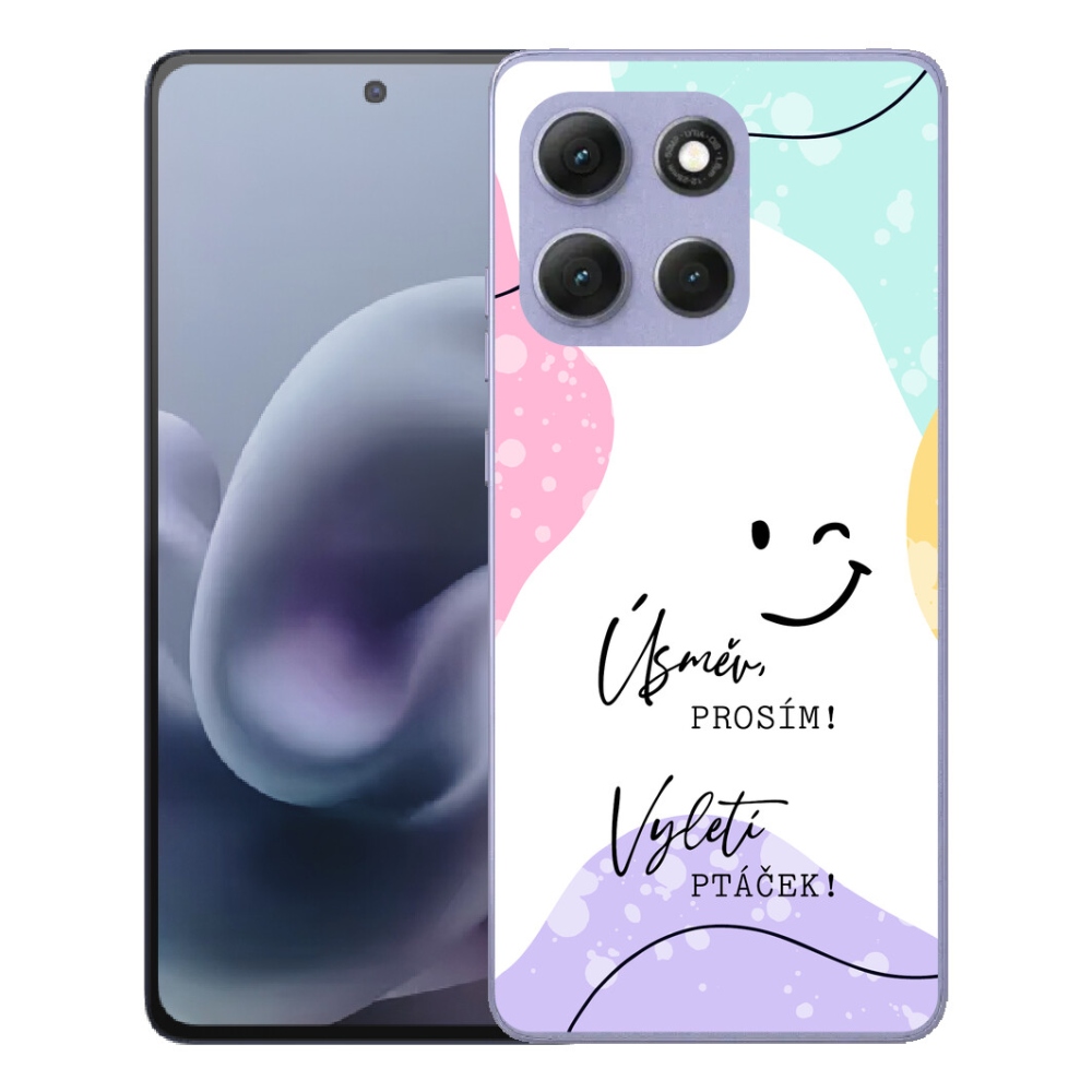 mmCase gél tok a Motorola Moto G86 Power 5G-hez – vicces felirat, 4 fehér háttér