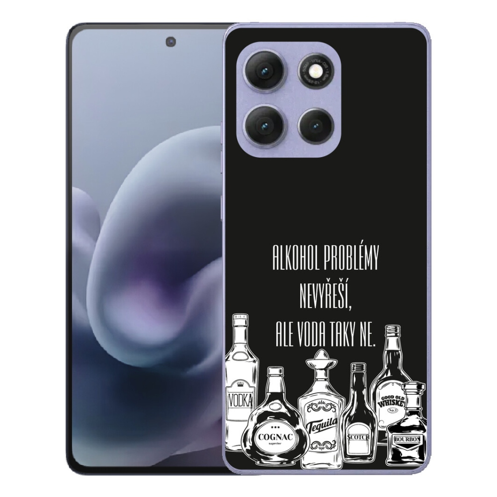 mmCase géltok a Motorola Moto G86 Power 5G-hez – vicces felirat fekete háttérrel