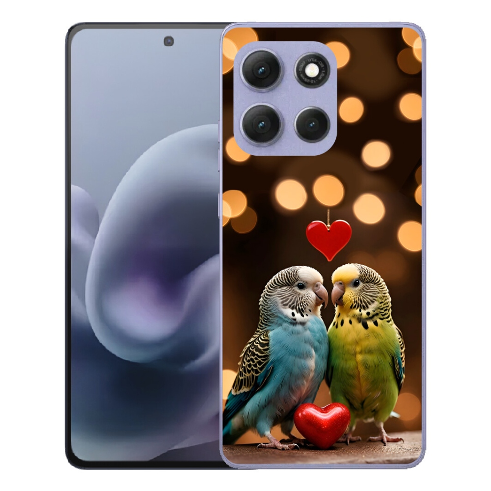 mmCase géltok a Motorola Moto G86 Power 5G-hez – szerelmes papagájok