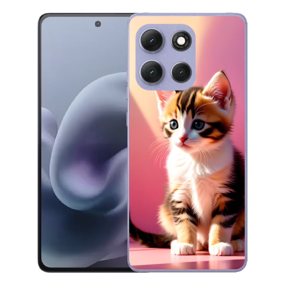 mmCase gél tok a Motorola Moto G86 Power 5G-hez – kíváncsi cica 2
