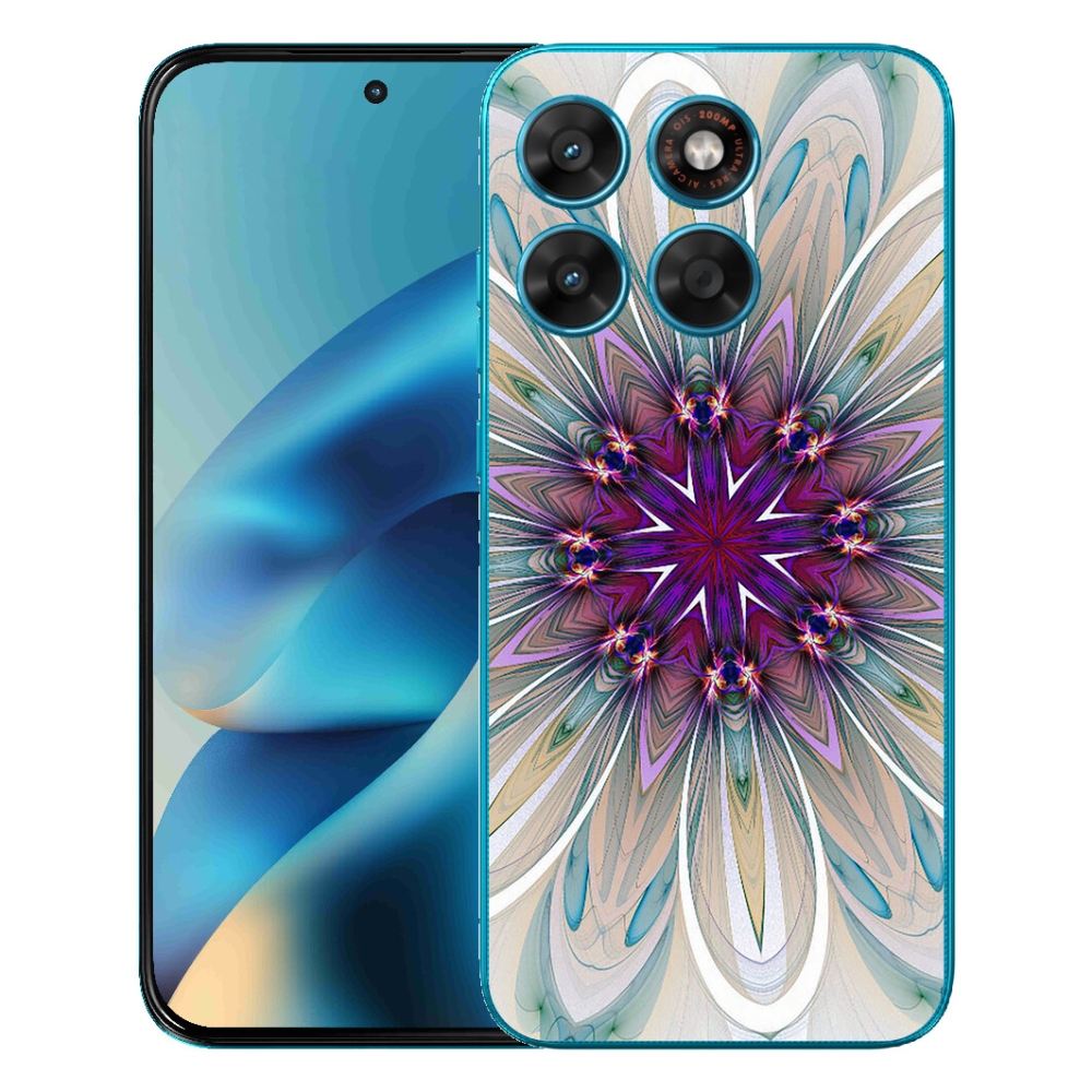 mmCase gél tok a Motorola Moto G87/G77/G67 készülékekhez – absztrakt 10