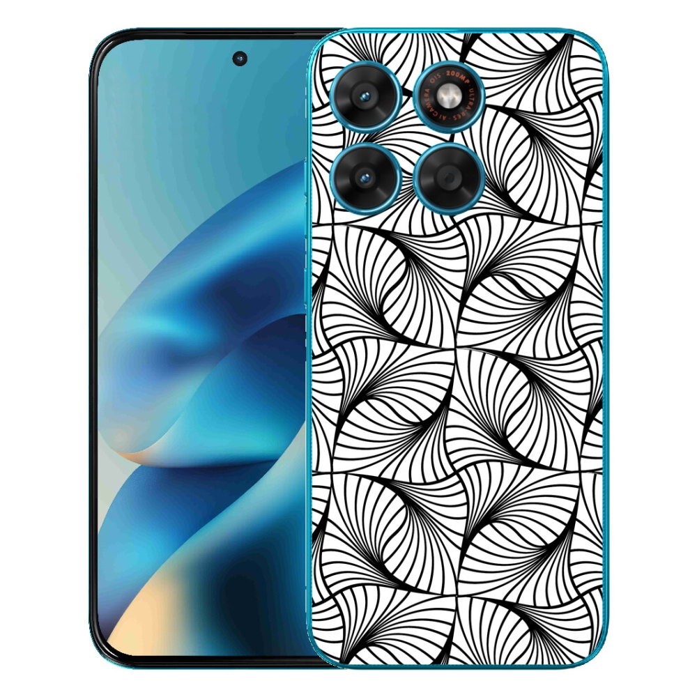 mmCase gél tok a Motorola Moto G87/G77/G67 készülékekhez – absztrakt 11