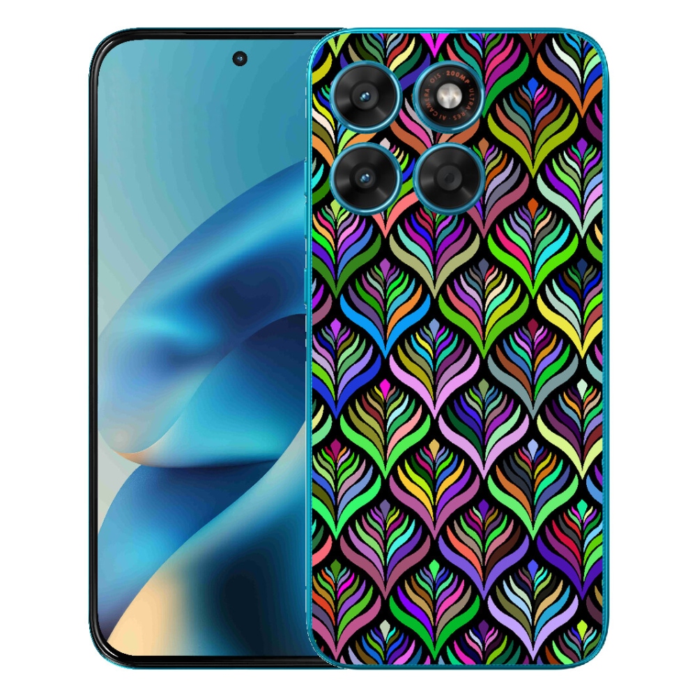 mmCase gél tok a Motorola Moto G87/G77/G67 készülékekhez – absztrakt 15