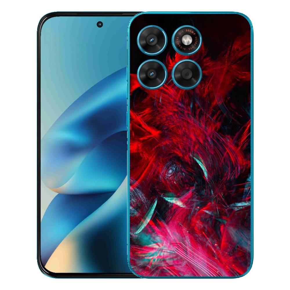 mmCase gél tok a Motorola Moto G87/G77/G67 készülékekhez – absztrakt 16