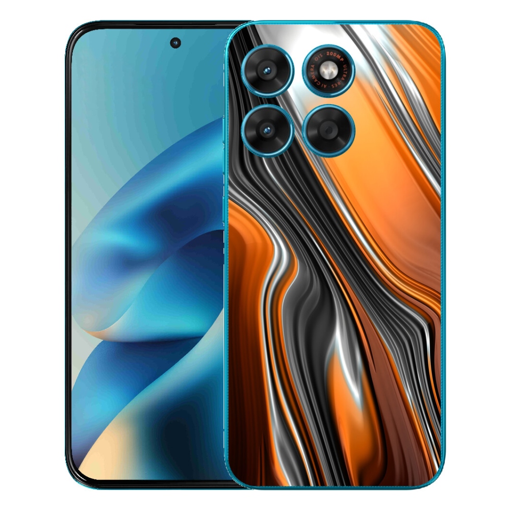 mmCase gél tok a Motorola Moto G87/G77/G67 készülékekhez – absztrakt 3