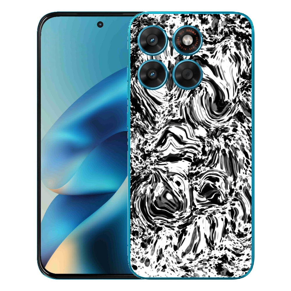 mmCase gél tok a Motorola Moto G87/G77/G67 készülékekhez – absztrakt 4