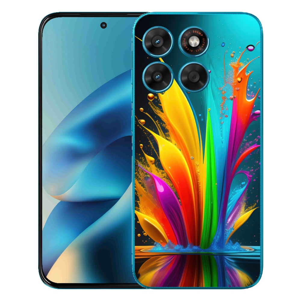 mmCase gél tok a Motorola Moto G87/G77/G67 készülékekhez – absztrakt motívum 1
