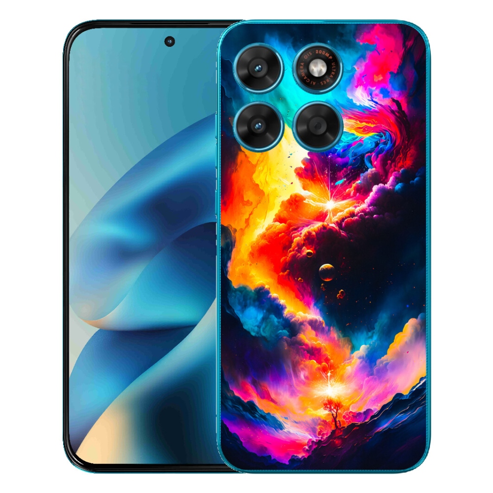 mmCase gélhuzat a Motorola Moto G87/G77/G67 készülékekhez – absztrakt motívum