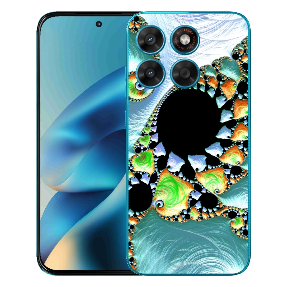mmCase gélhuzat a Motorola Moto G87/G77/G67 készülékekhez – absztrakt motívum 21