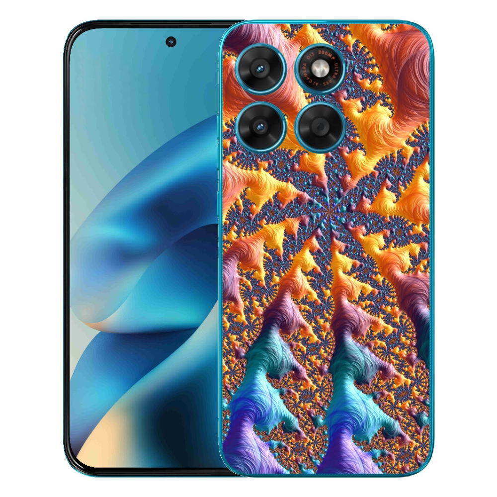 mmCase gélhuzat a Motorola Moto G87/G77/G67 készülékekhez – absztrakt motívum 23