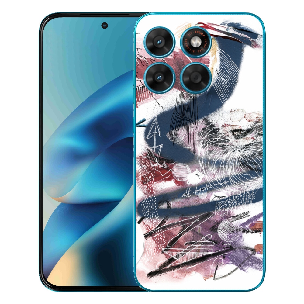 mmCase gélhuzat a Motorola Moto G87/G77/G67 készülékekhez – absztrakt motívum 28