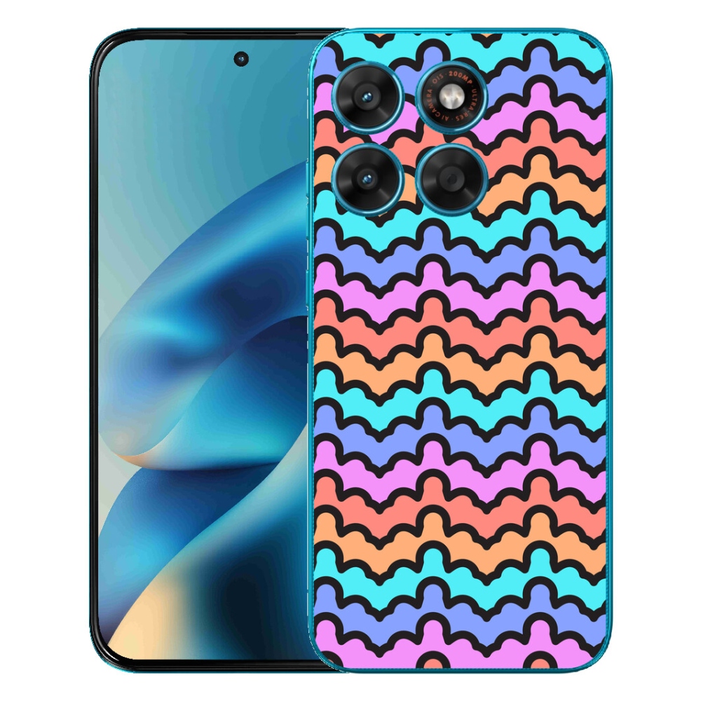 mmCase gélhuzat a Motorola Moto G87/G77/G67 készülékekhez – absztrakt motívum 30
