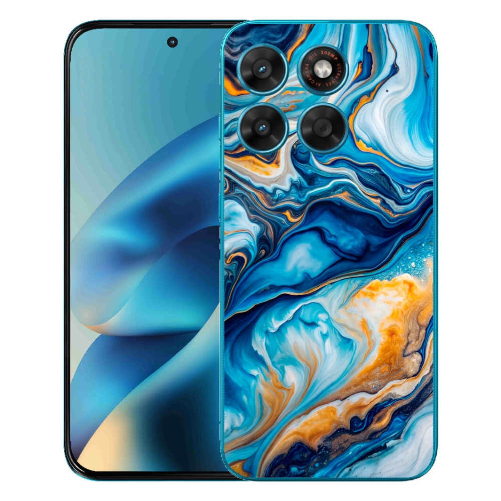 mmCase gélhuzat a Motorola Moto G87/G77/G67 készülékekhez – absztrakt motívum 34