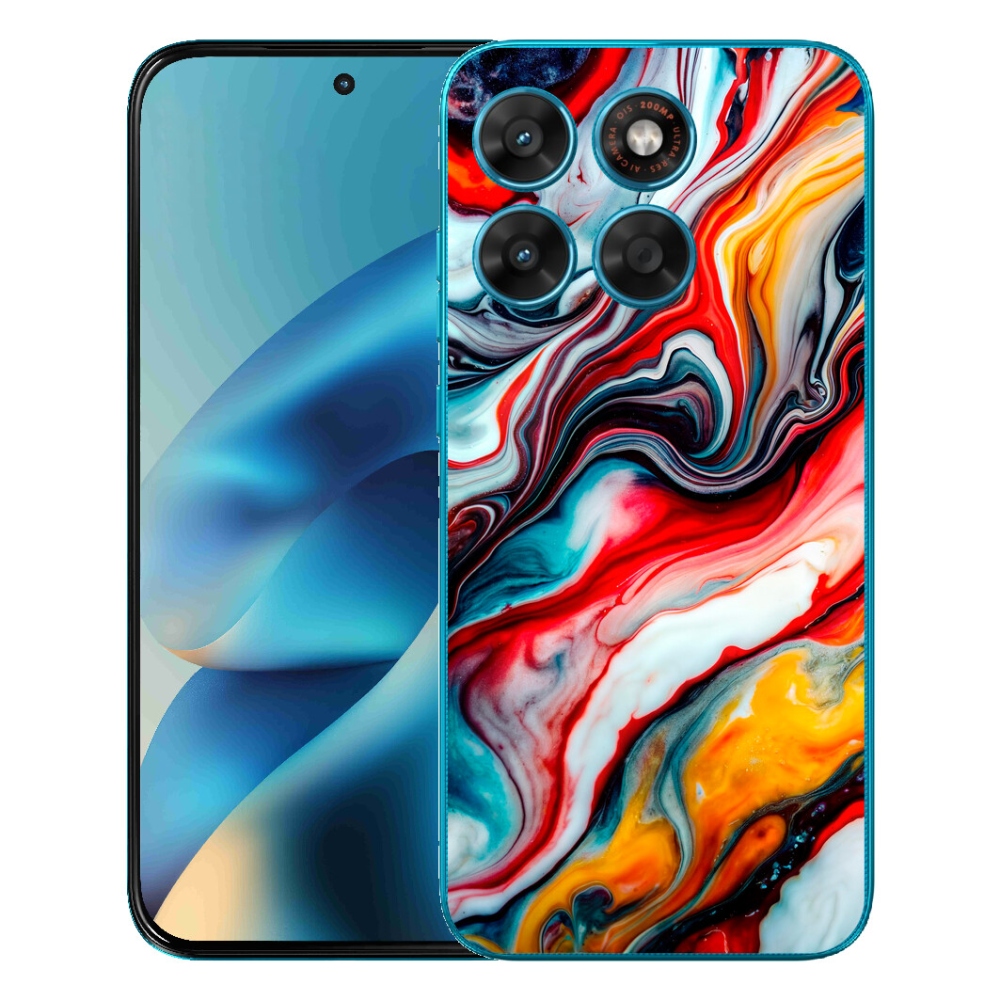 mmCase gélhuzat a Motorola Moto G87/G77/G67 készülékekhez – absztrakt motívum 35