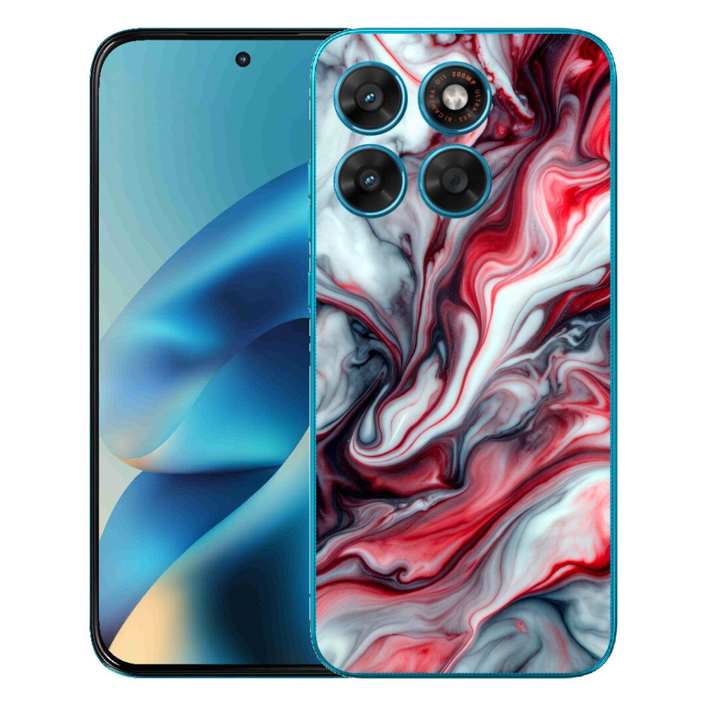 mmCase gélhuzat a Motorola Moto G87/G77/G67 készülékekhez – absztrakt motívum 37