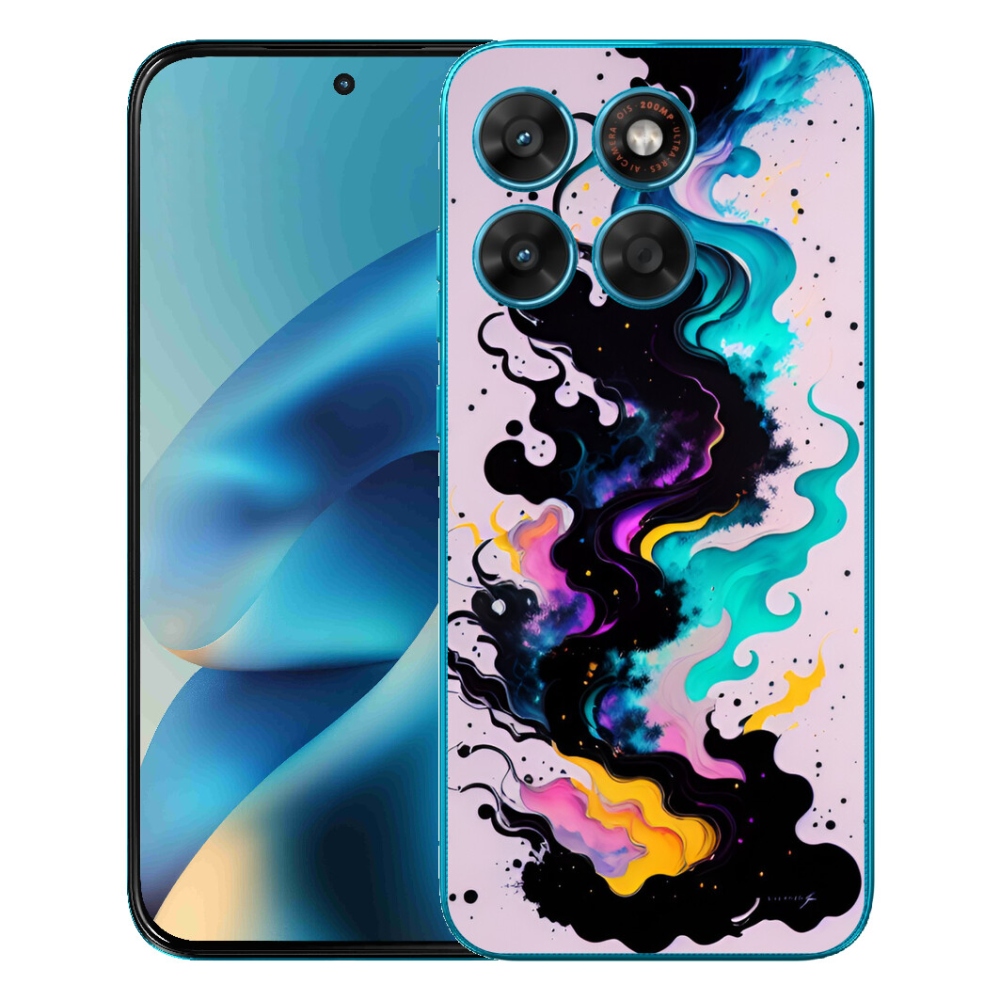 mmCase gélhuzat a Motorola Moto G87/G77/G67 készülékekhez – absztrakt motívum 4