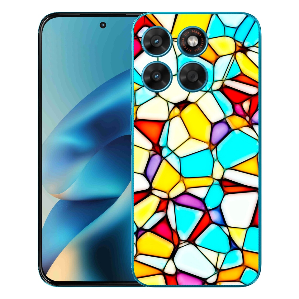 mmCase gélhuzat a Motorola Moto G87/G77/G67 készülékekhez – absztrakt motívum 40