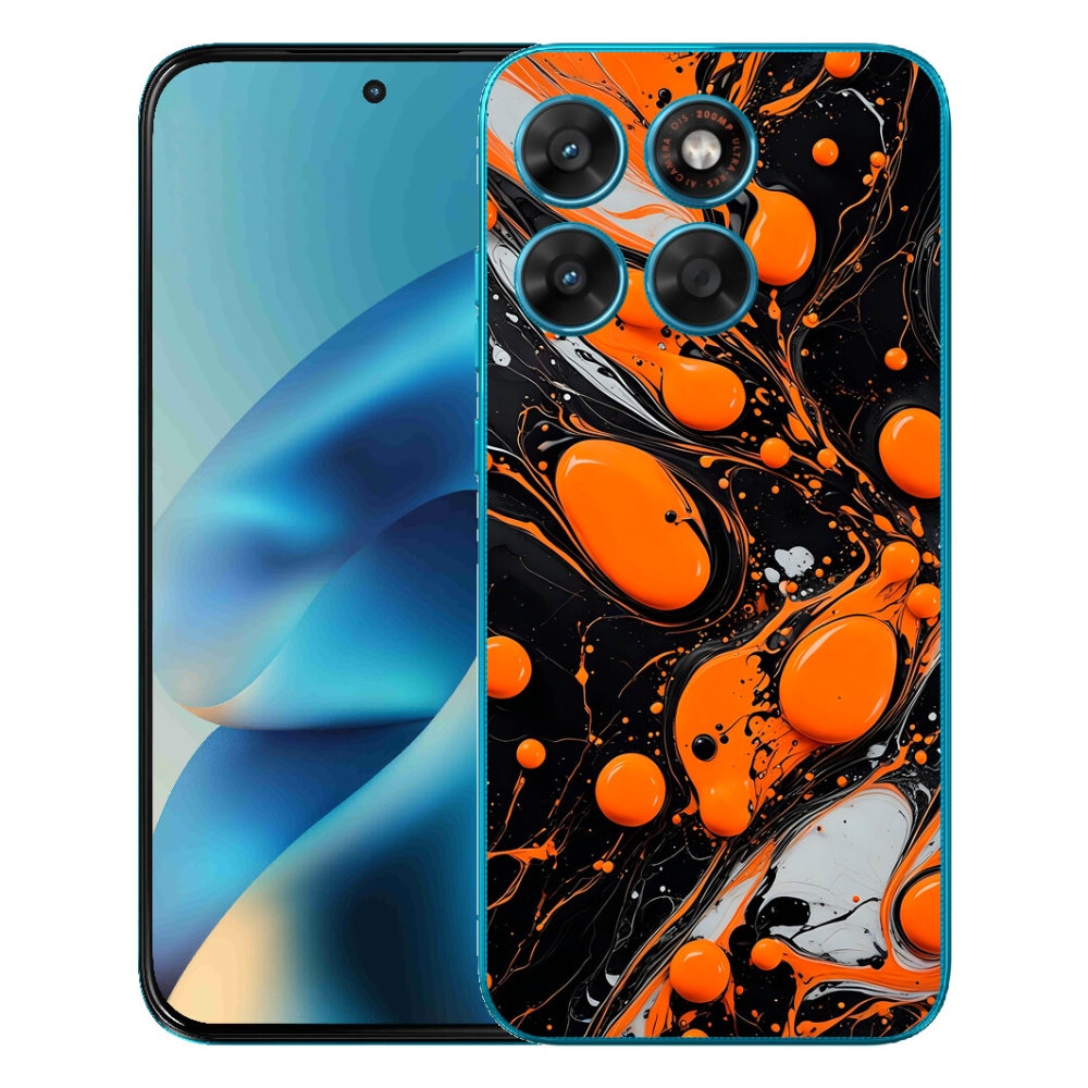 mmCase gélhuzat a Motorola Moto G87/G77/G67 készülékekhez – absztrakt motívum 41