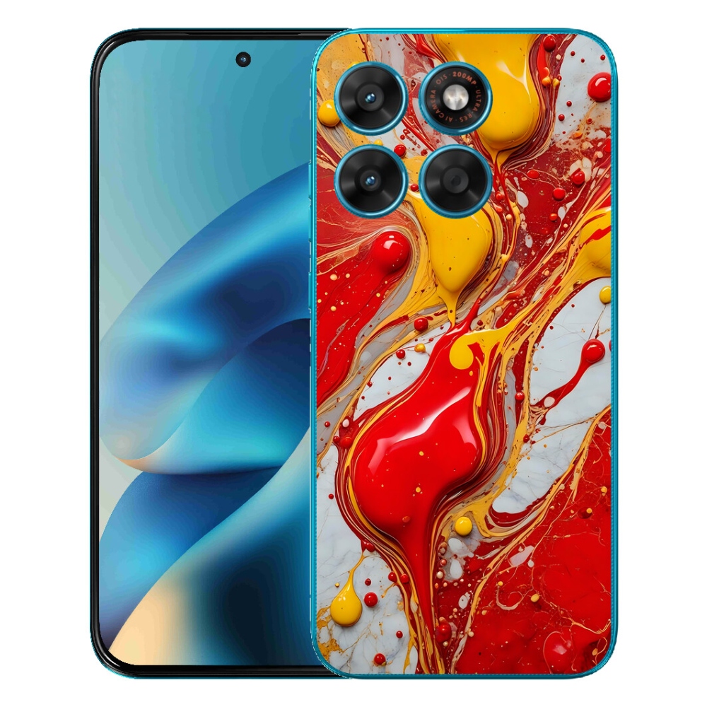 mmCase gélhuzat a Motorola Moto G87/G77/G67 készülékekhez – absztrakt motívum 42