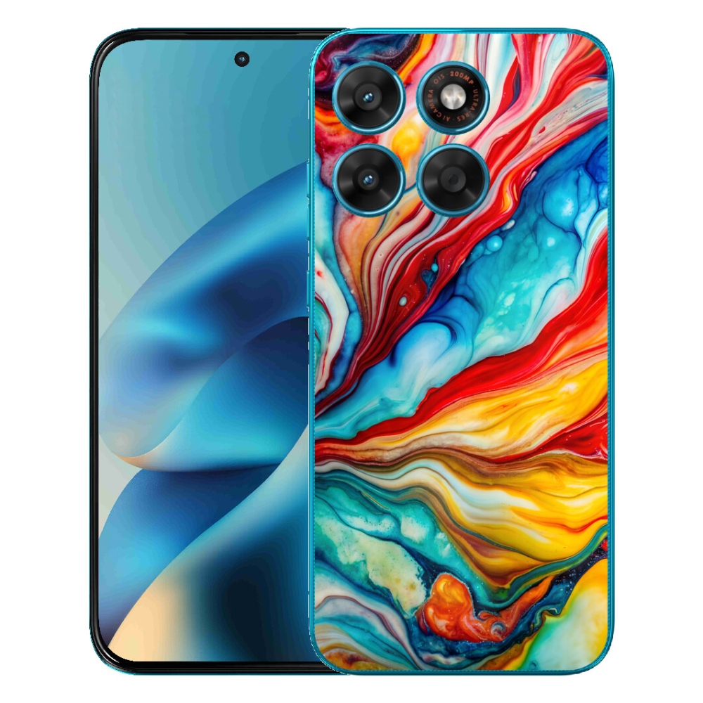 mmCase gélhuzat a Motorola Moto G87/G77/G67 készülékekhez – absztrakt motívum 58