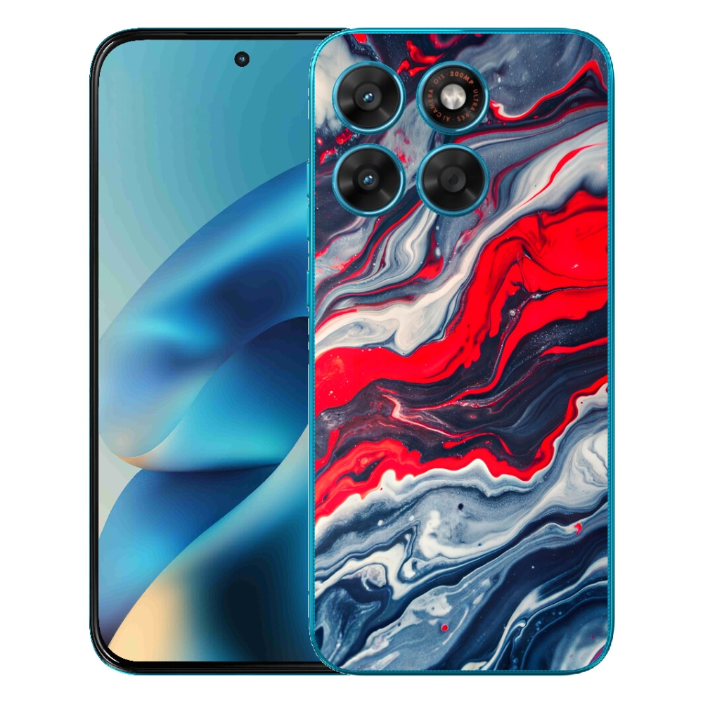mmCase gélhuzat a Motorola Moto G87/G77/G67 készülékekhez – absztrakt motívum 59