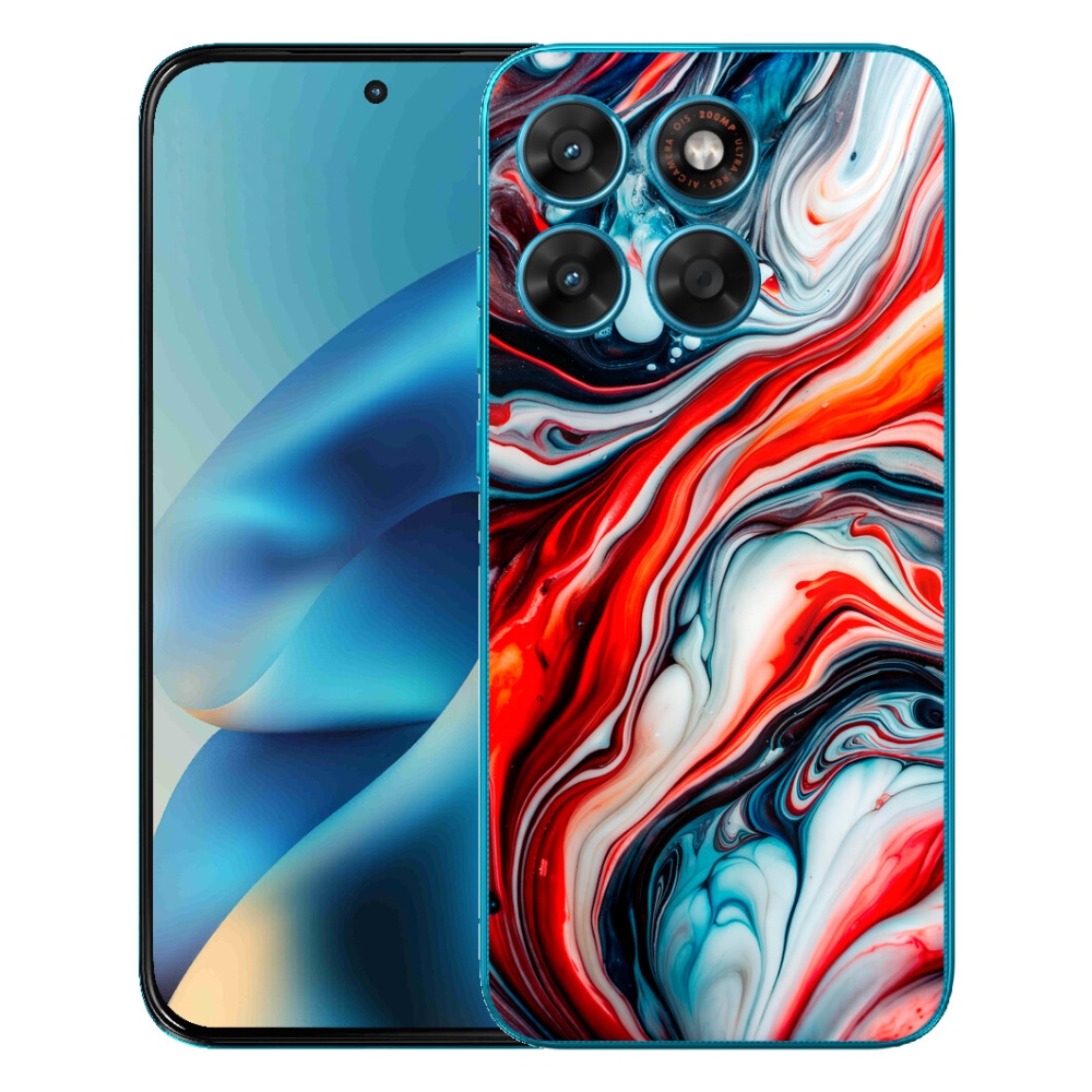 mmCase gélhuzat a Motorola Moto G87/G77/G67 készülékekhez – absztrakt motívum 63