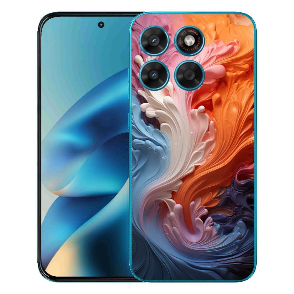 mmCase gélhuzat a Motorola Moto G87/G77/G67 készülékekhez – absztrakt motívum 8