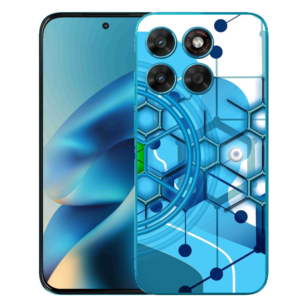 mmCase gél tok a Motorola Moto G87/G77/G67 készülékekhez – absztrakt minta 2