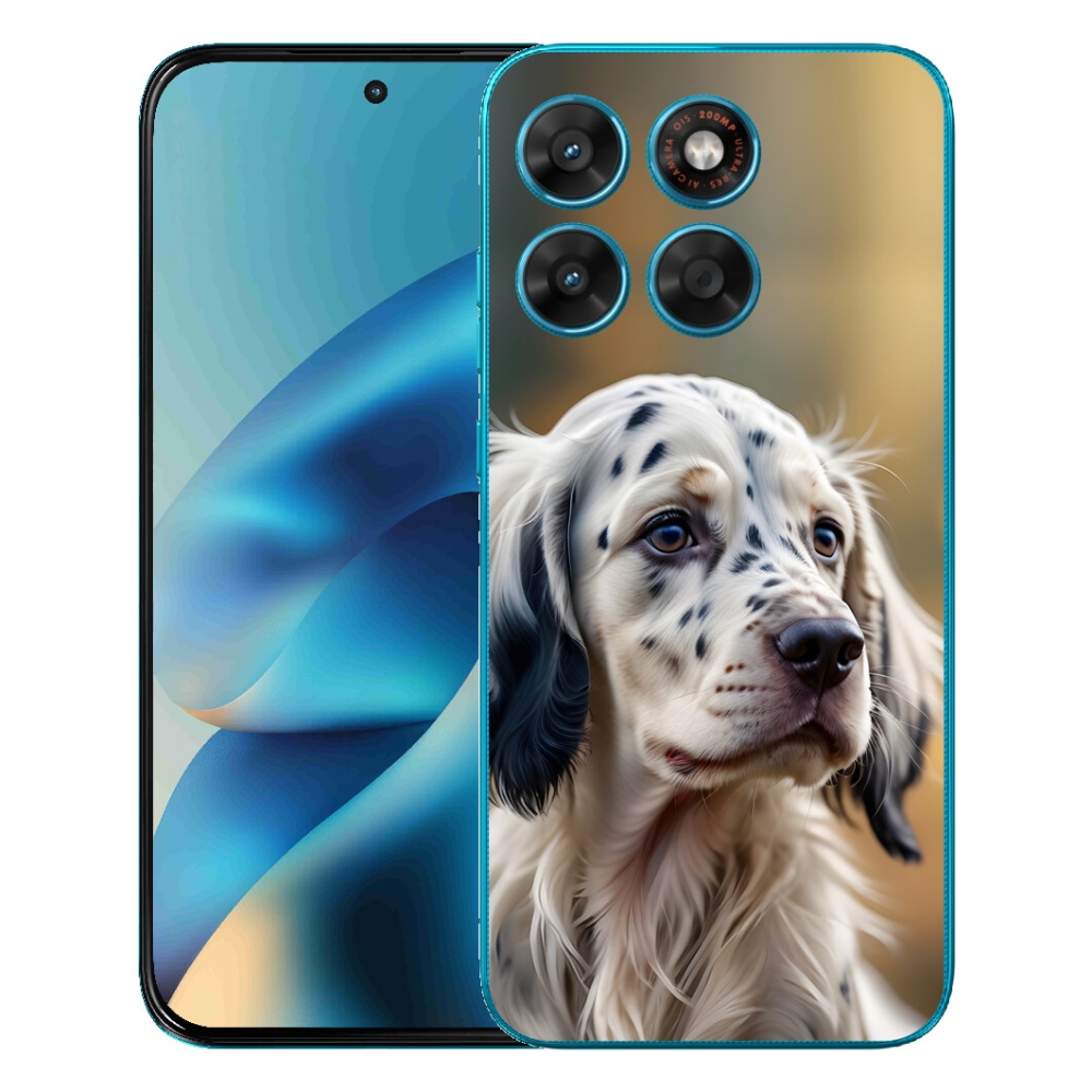 mmCase gélhuzat a Motorola Moto G87/G77/G67 készülékekhez – angol setter