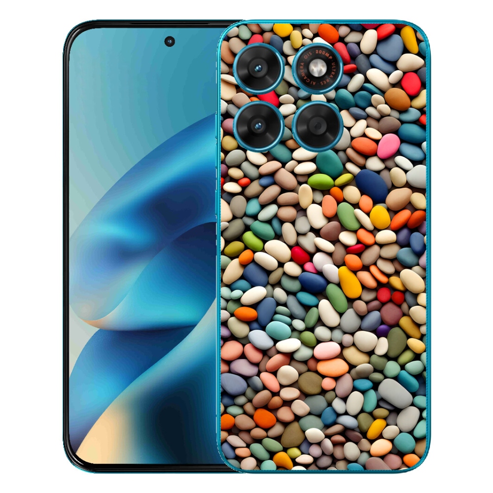 mmCase gél tok a Motorola Moto G87/G77/G67 készülékekhez – színes strasszok 2