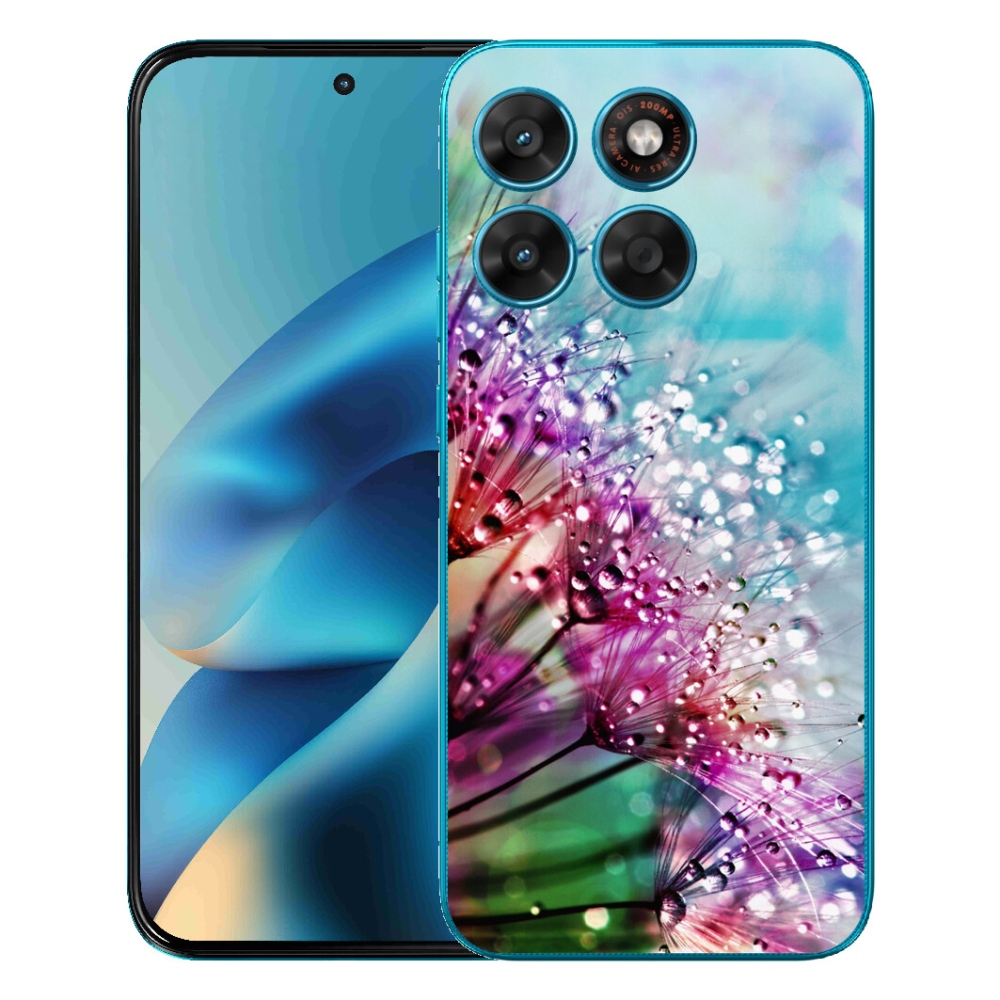 mmCase gél tok a Motorola Moto G87/G77/G67 készülékekhez – színes virágok