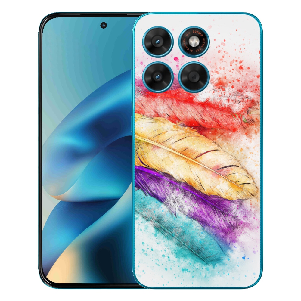mmCase gél tok a Motorola Moto G87/G77/G67 készülékekhez – színes tollak