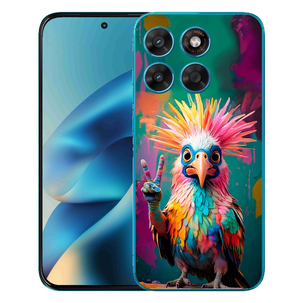 mmCase gélhuzat a Motorola Moto G87/G77/G67 készülékekhez – színes lázadó