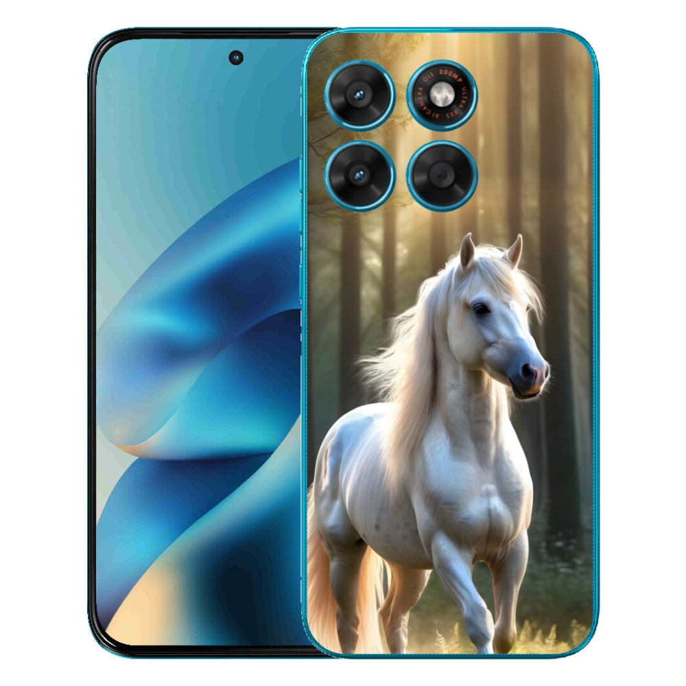 mmCase géltok a Motorola Moto G87/G77/G67 készülékekhez – fehér ló 3