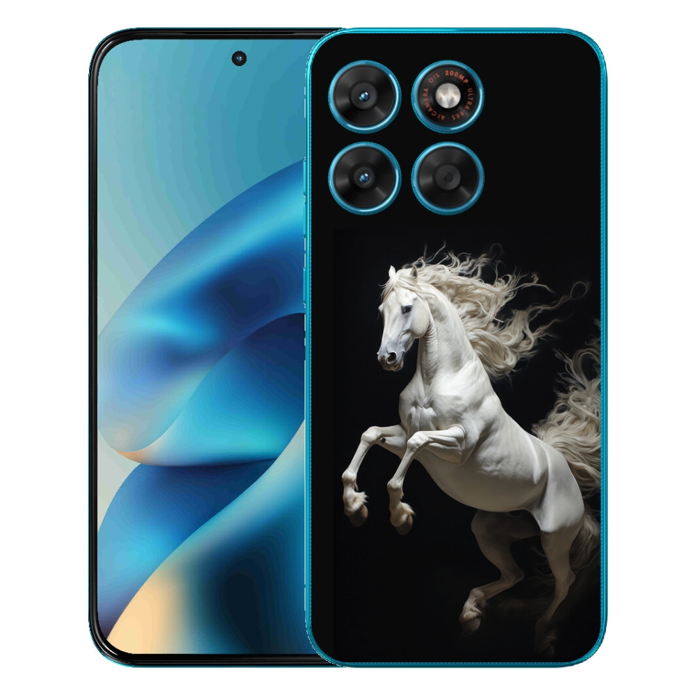 mmCase géltok a Motorola Moto G87/G77/G67 készülékekhez – fehér ló 4