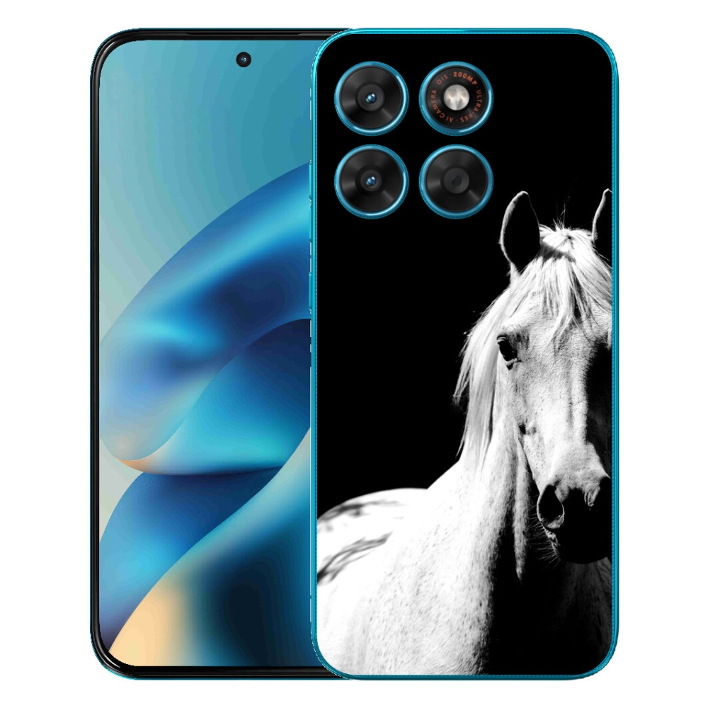 mmCase gélhuzat a Motorola Moto G87/G77/G67 készülékekhez – fehér ló 5