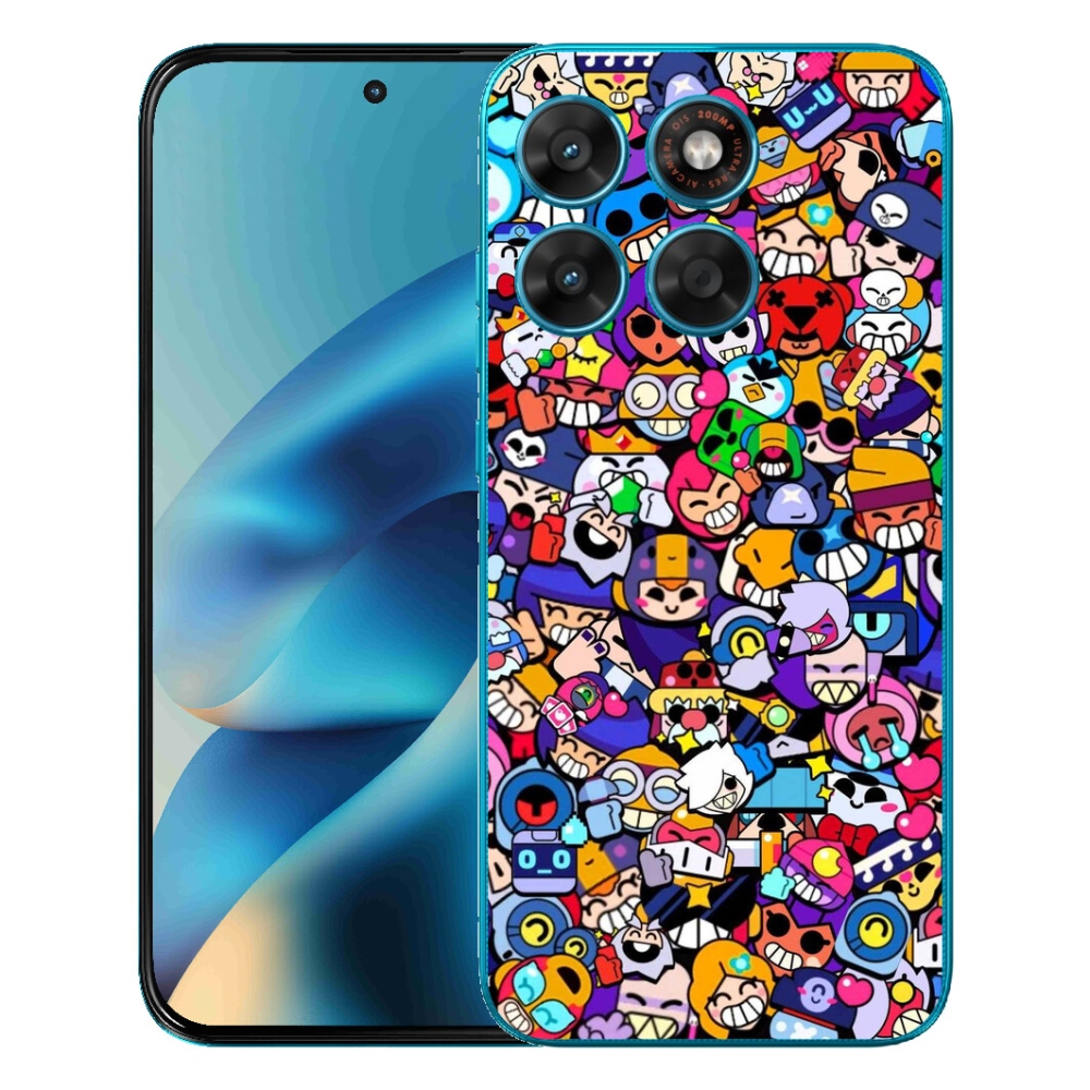 mmCase gél tok a Motorola Moto G87/G77/G67 készülékekhez – Brawl Stars 2
