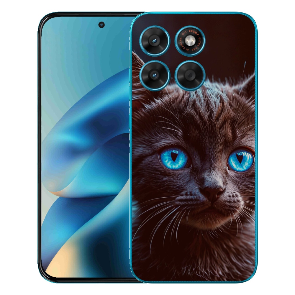 mmCase géltok a Motorola Moto G87/G77/G67 készülékekhez – fekete cica 2