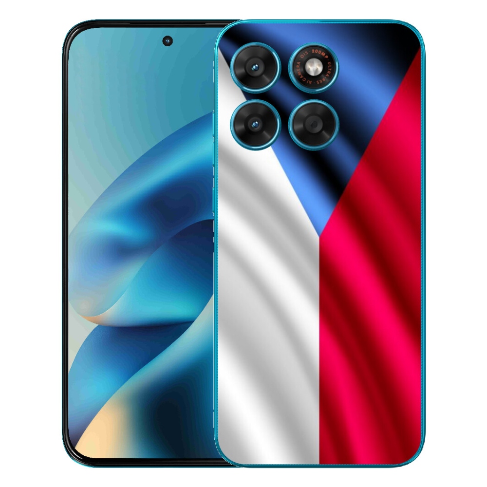 mmCase gél tok a Motorola Moto G87/G77/G67 készülékekhez – cseh zászló