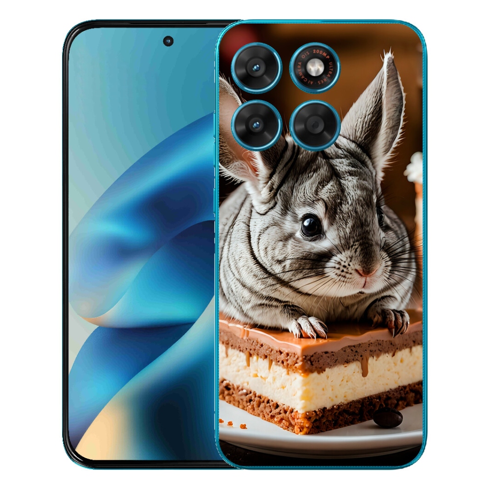 mmCase gélhuzat a Motorola Moto G87/G77/G67 készülékekhez – csincsilla