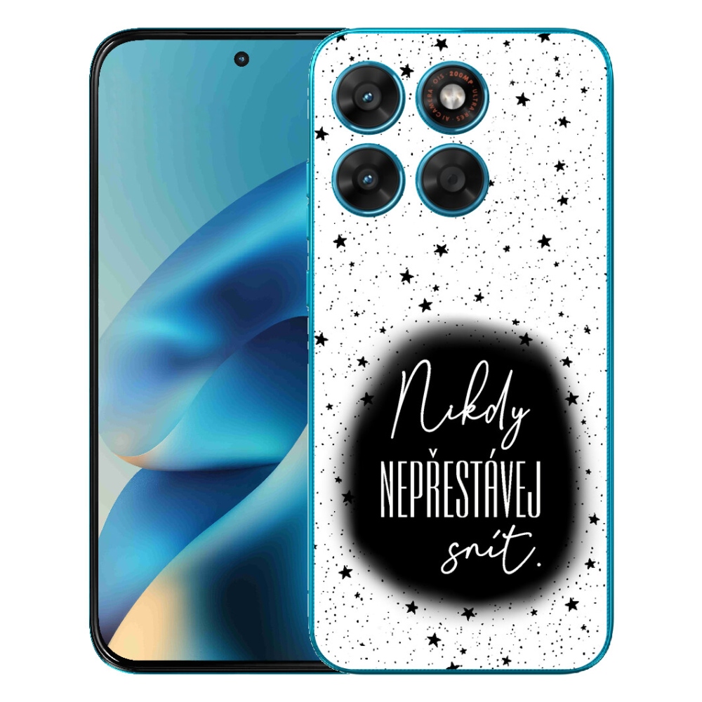 mmCase gél tok a Motorola Moto G87/G77/G67 készülékekhez – 1. ábra: fekete-fehér háttér