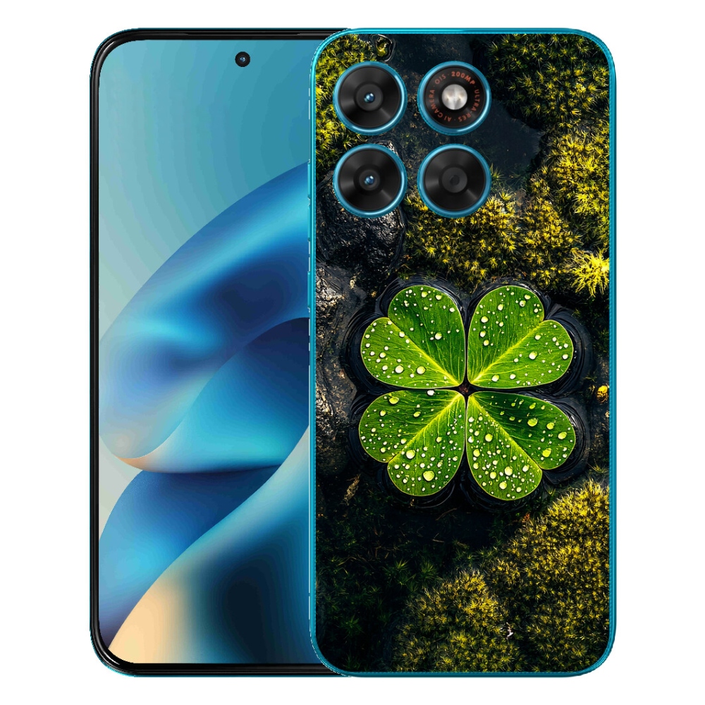 mmCase gél tok a Motorola Moto G87/G77/G67 készülékekhez – négylevelű lóhere