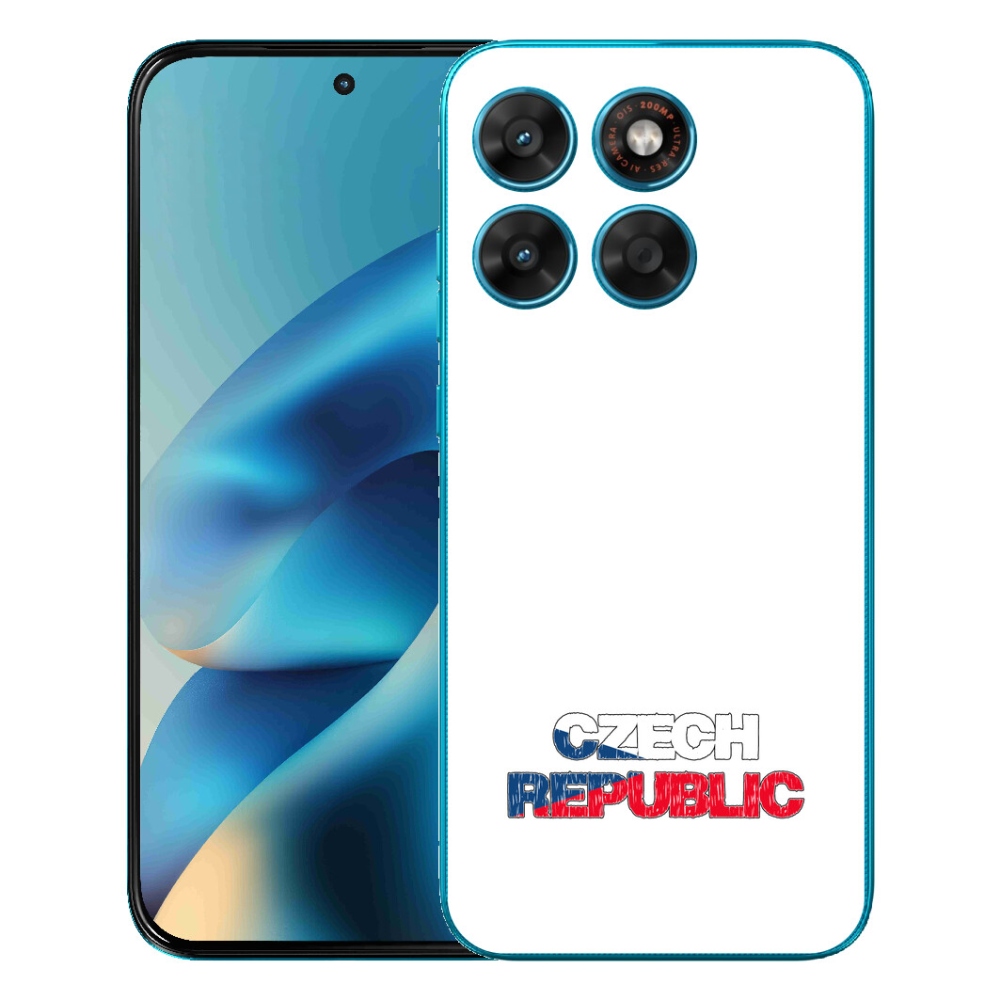 mmCase géltok a Motorola Moto G87/G77/G67 készülékekhez – Cseh Köztársaság, fehér háttér
