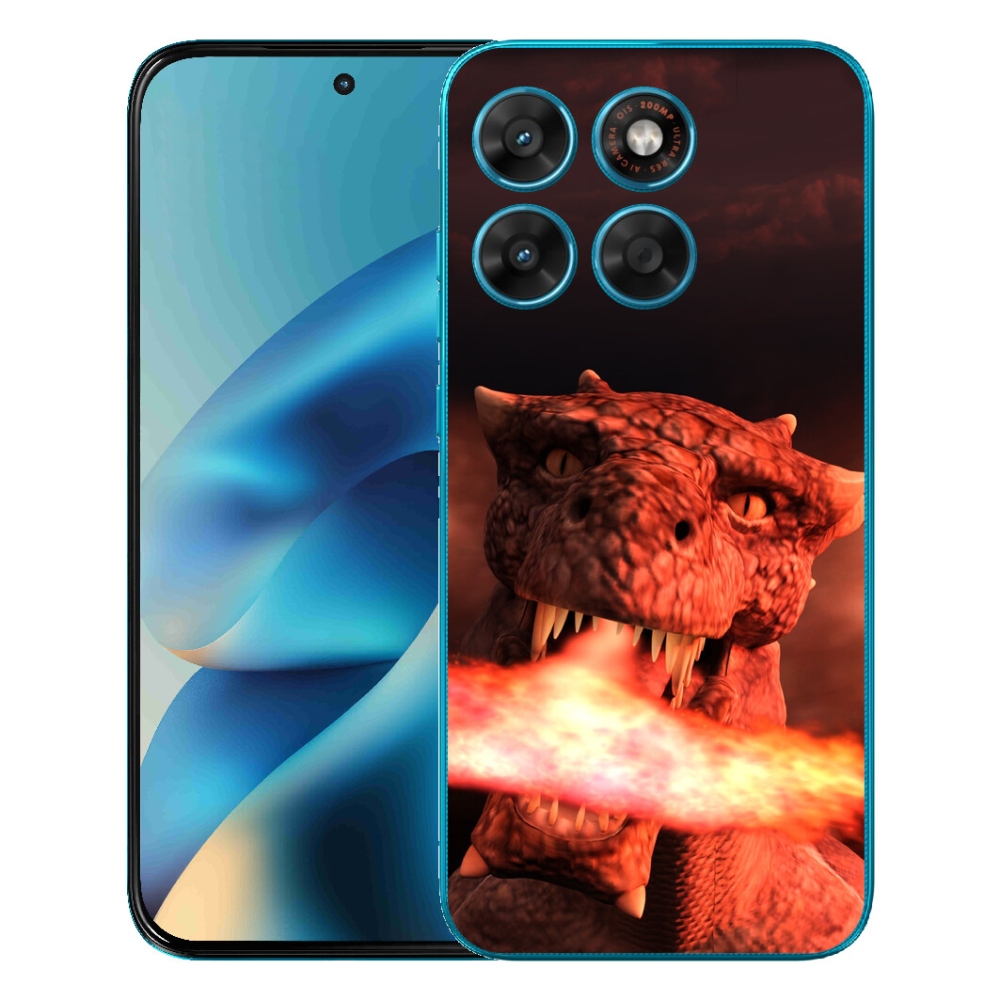 mmCase gélhuzat a Motorola Moto G87/G77/G67-hez – sárkány