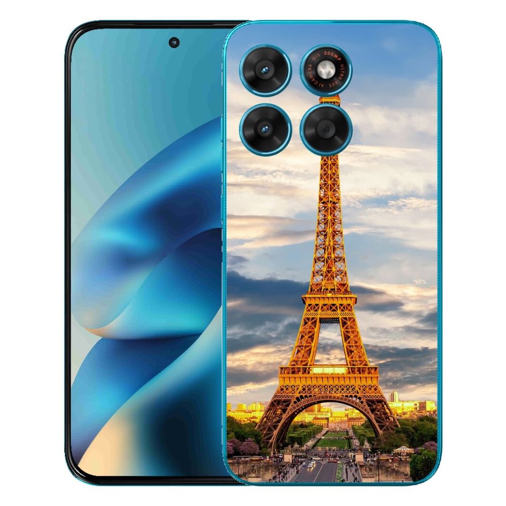 mmCase gél tok a Motorola Moto G87/G77/G67 készülékekhez – Eiffel-torony 3