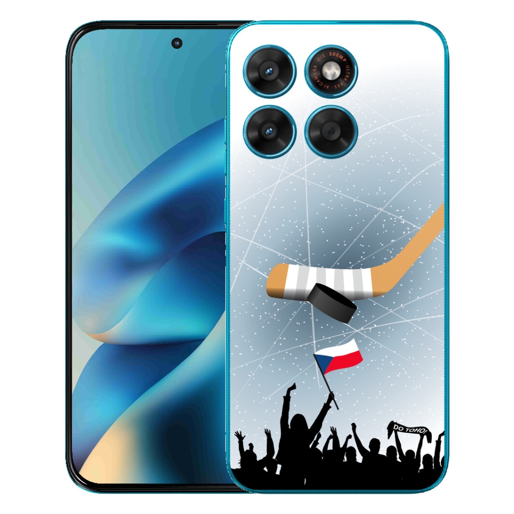 mmCase gél tok a Motorola Moto G87/G77/G67 modellekhez – jégkorongrajongóknak