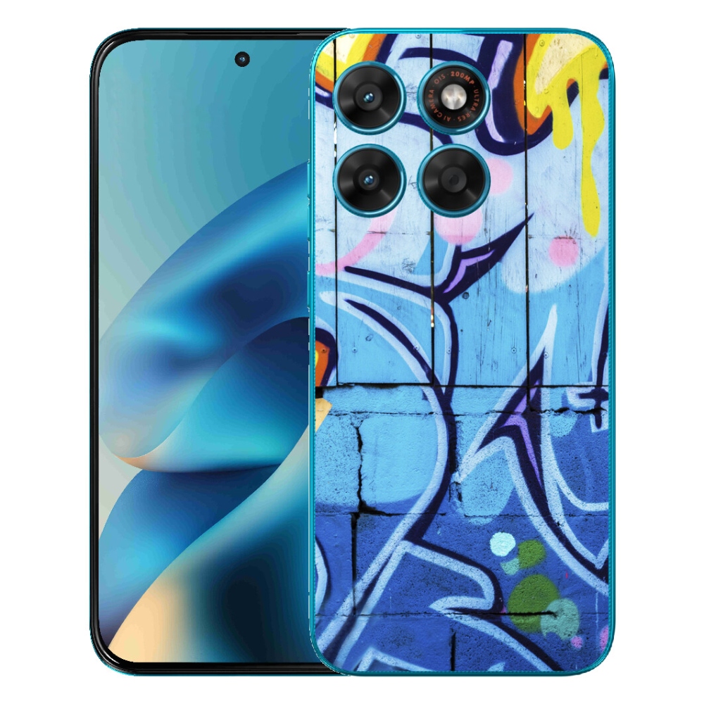 mmCase gél tok a Motorola Moto G87/G77/G67 készülékekhez – graffiti
